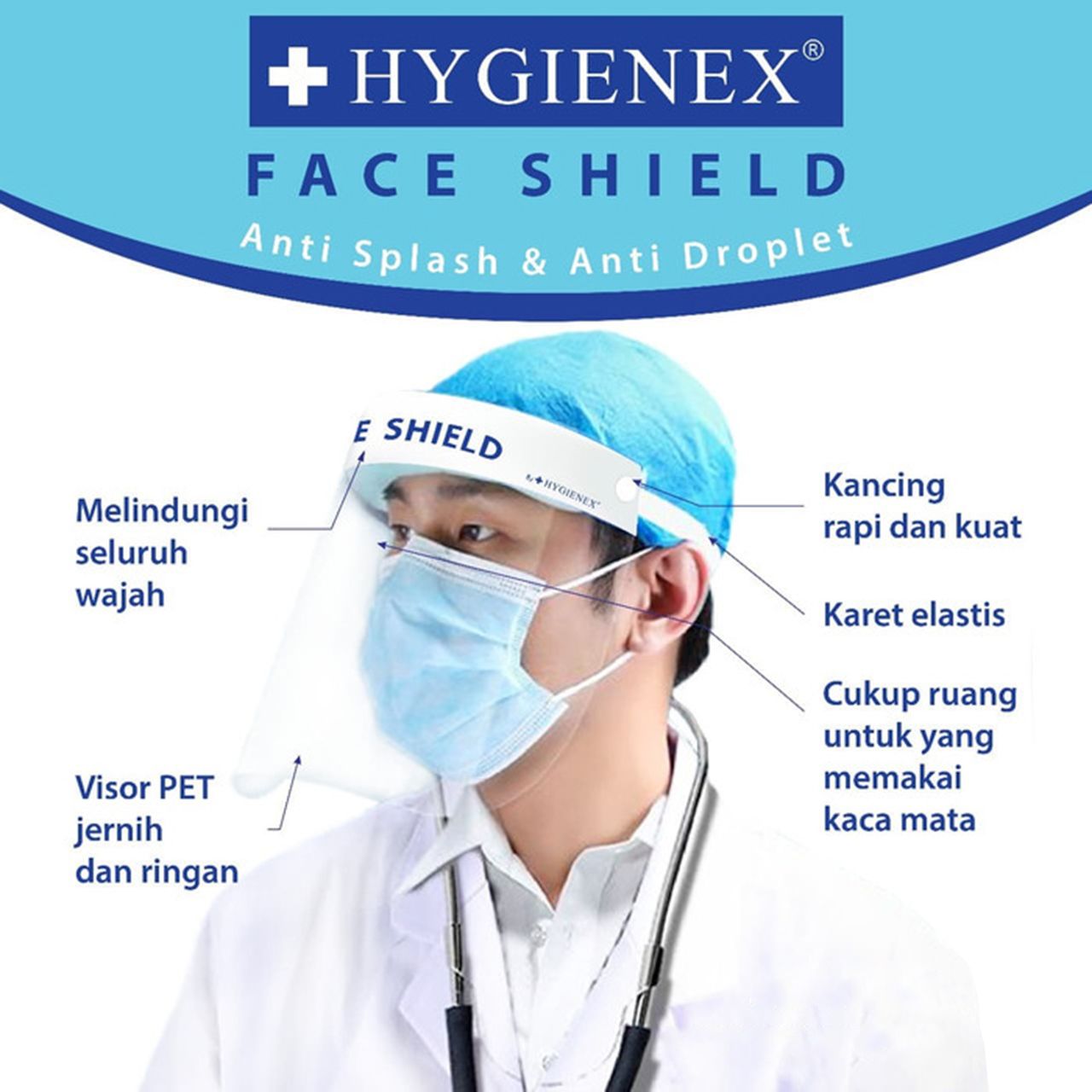 face shield hygienex
